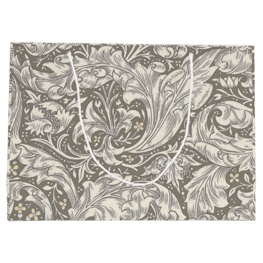 William Morris Bachelor's Button Blume Floral Bot Große Geschenktüte (Rückseite)