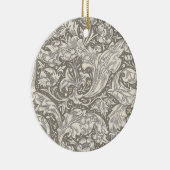 William Morris Bachelor's Button Blume Floral Bot Keramik Ornament (Rechts)