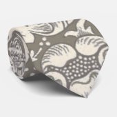 William Morris Bachelor's Button Blume Floral Bot Krawatte (Gerollt)