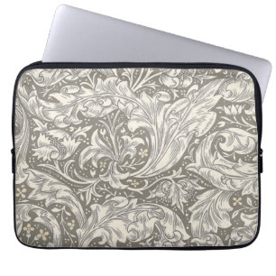 William Morris Bachelor's Button Blume Floral Bot Laptopschutzhülle