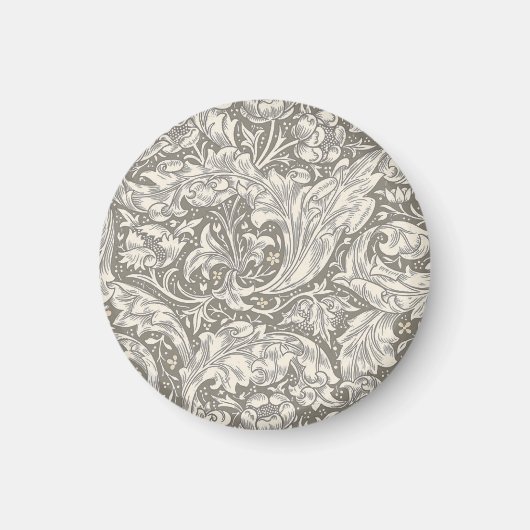 William Morris Bachelor's Button Blume Floral Bot Magnet (Vorne)