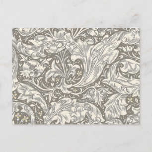 William Morris Bachelor's Button Blume Floral Bot Postkarte