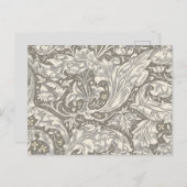 William Morris Bachelor's Button Blume Floral Bot Postkarte (Vorne/Hinten)