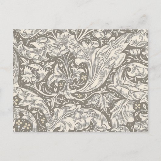 William Morris Bachelor's Button Blume Floral Bot Postkarte (Vorderseite)