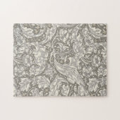 William Morris Bachelor's Button Blume Floral Bot Puzzle (Horizontal)