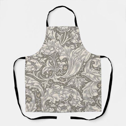 William Morris Bachelor's Button Blume Floral Bot Schürze (Vorderseite)