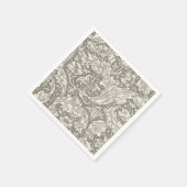 William Morris Bachelor's Button Blume Floral Bot Serviette (Ecke)