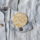 William Morris Bachelor's Button-Blumen-Klassiker Button (Beispiel)