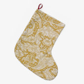 William Morris Bachelor's Button-Blumen-Klassiker Großer Weihnachtsstrumpf (Vorderansicht (hängend))