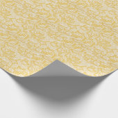 William Morris Bachelors Button Golden Background Geschenkpapier (Ecke)
