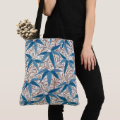 William Morris Bamboo Print, Denim Blue & White Tasche (Von Nahem)