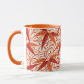 William Morris Bamboo Print, Mandarin Orange Tasse (Links)