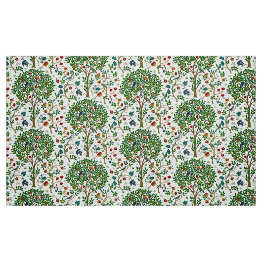 William Morris-Baum des Leben-Musters, grün u. Stoff (Fat Quarter (45,7 x 55,9 cm))