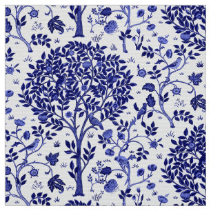 William Morris-Baum des Lebens, des Kobalt-Blaus Stoff