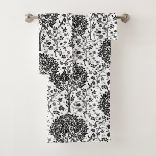 William Morris-Baum des Lebens, des Schwarzen u. Badhandtuch Set