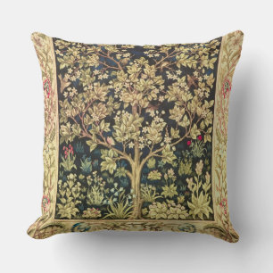 William Morris Baum des Lebens Florale Vintage-Kun Kissen