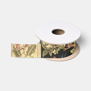 William Morris Baum des Lebens Florale Vintage Kun Satinband