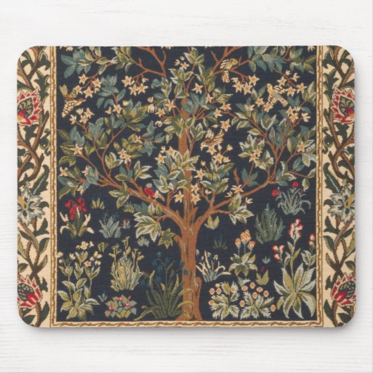 William Morris - Baum des Lebens Original Mousepad (Vorne)
