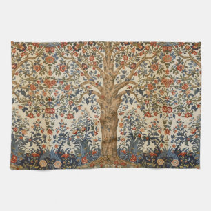 William Morris Baum des Lebens Vintage Präraffaeli Geschirrtuch