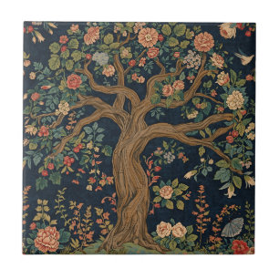 William Morris Baum des Lebens Vintage Pre-Raphael Fliese