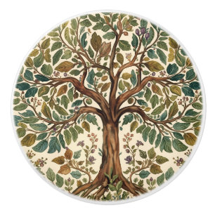 William Morris Baum des Lebens Vintage Pre-Raphael Keramikknauf