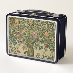 William Morris Baum des Lebens Vintage Pre-Raphael Metall Brotdose