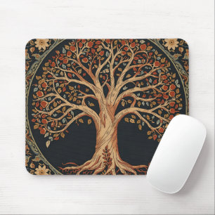 William Morris Baum des Lebens Vintage Pre-Raphael Mousepad