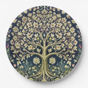 William Morris Baum des Lebens Vintage Pre-Raphael Pappteller