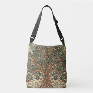 William Morris Baum des Lebens Vintage Pre-Raphael Tragetaschen Mit Langen Trägern