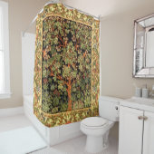 William Morris - Baum des Lebensmusters Duschvorhang (Beispiel)