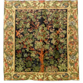 William Morris - Baum des Lebensmusters Duschvorhang (Vorderseite)