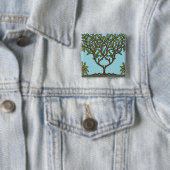 William Morris Baum-Fries-Floral-Tapete Button (Beispiel)