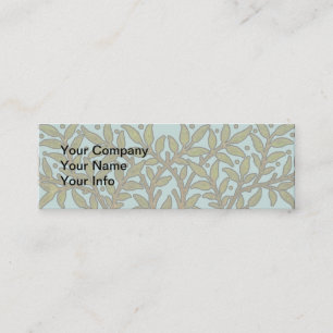 William Morris Baum-Fries-Floral-Tapete Mini Visitenkarte