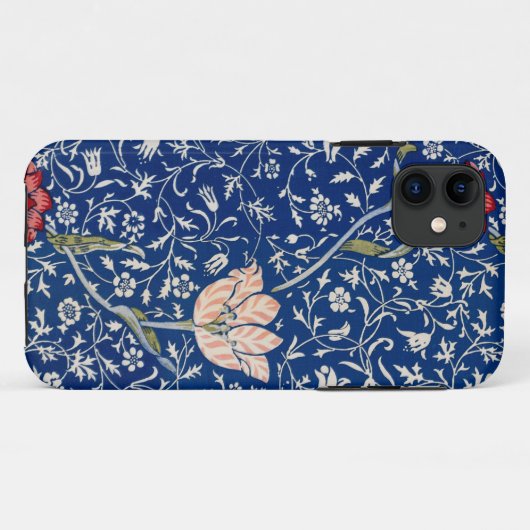William Morris Beautiful Floral Pattern Blau Case-Mate iPhone Hülle (Rückseite (Horizontal))