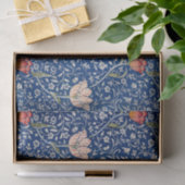 William Morris Beautiful Floral Pattern Blau Seidenpapier (Geschenk)