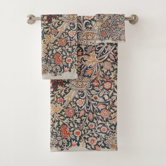 William * Morris Beautiful Trent Pattern Badhandtuch Set (Insitu)