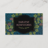 William Morris Beautiful Vine Pattern Berries Visitenkarte (Vorderseite)