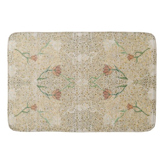 William * Morris Beige Antike Tulpe Badematte (Vorderseite)