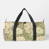 William Morris Beige Floral Gym Women's Bag Duffle Bag (Rückseite)