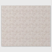 William Morris Beige Floral Larkspur Muster Geschenkpapier (Flach)