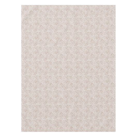 William Morris Beige Larkspur Pattern Tischdecke (Vorderseite)