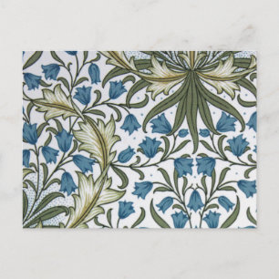 William Morris bell Blume harebell Postkarte