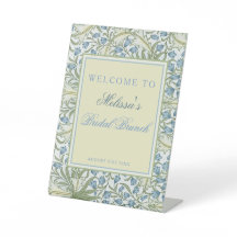 William Morris, Bellflowers Bridal Brunch Willkomm