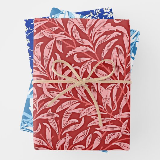 William Morris berühmte Muster Geschenkpapier Set (Beispiel)