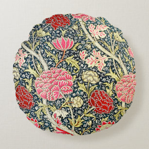 William Morris' berühmtes Cray-Muster Rundes Kissen