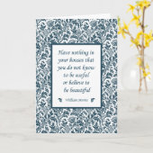 William Morris Berühmtes Design für Innenarchitekt Karte (Gelbe Blume)