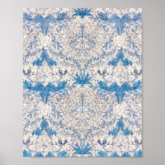 William Morris' berühmtes Honigblumen-Muster Poster (Vorne)