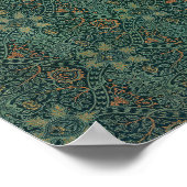 William Morris' berühmtes Ispahan-Muster Poster (Ecke)