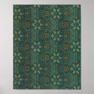 William Morris' berühmtes Ispahan-Muster Poster
