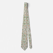 William Morris berühmtes Jasmin-Blumenmuster Krawatte (Vorderseite)